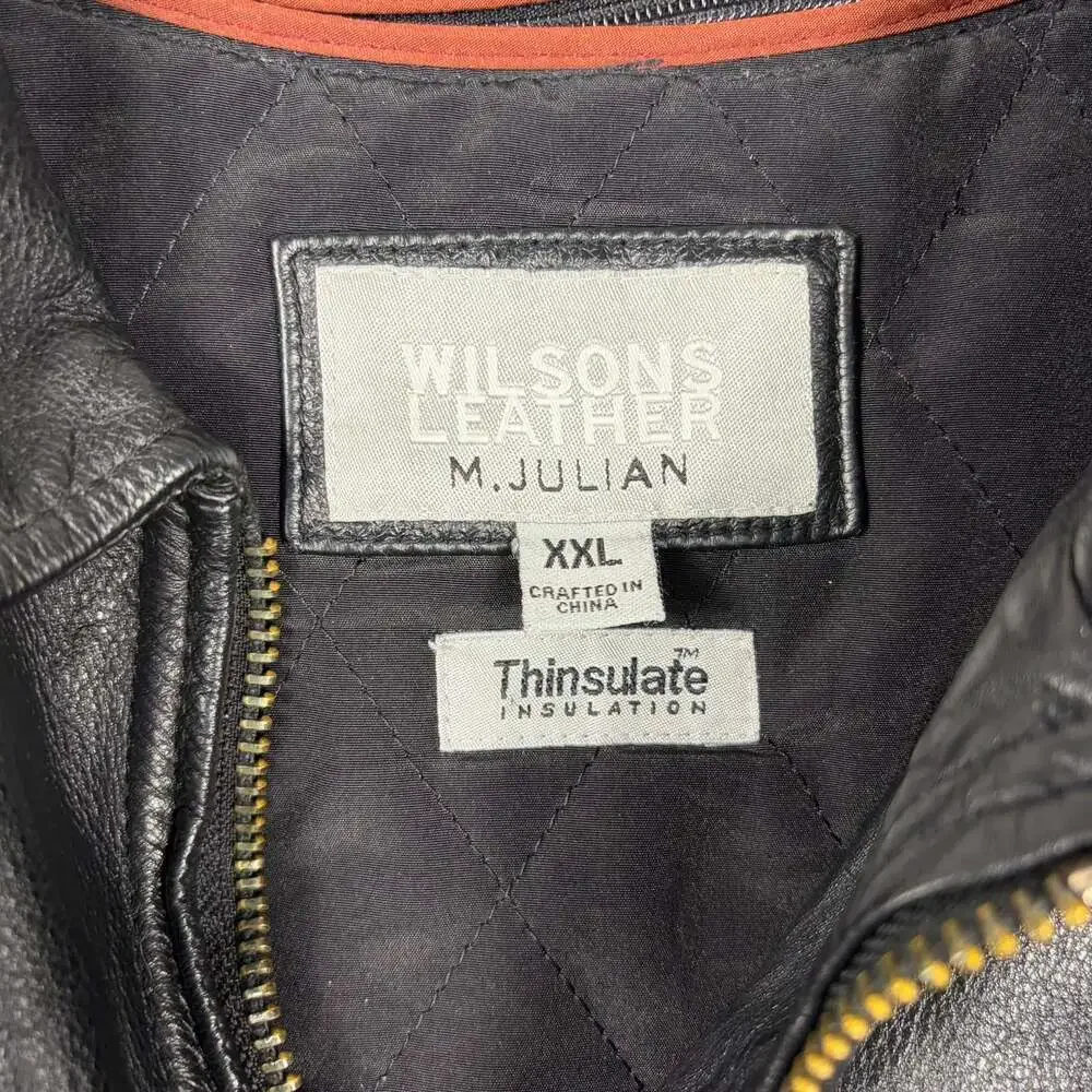 Vintage Wilsons Leather M. Julian Genuine Leather Insulated Bomber Jacket